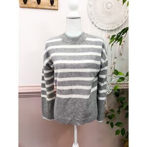 Design365 Pure Cashmere Striped Sweater NWT